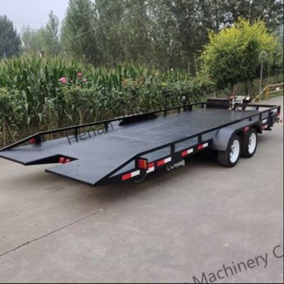 5t 5m*2.2m Platform Truck Semi Trailer Axle For Cargo Transport