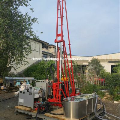100-240RPM Winch Rated Rotary Speed Small Core Drilling Rig 96L/Min Hydraulic System Rated Flow