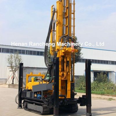 Deep Borehole DTH Drilling Rig 350m Depth Water Well Machine For Professional
