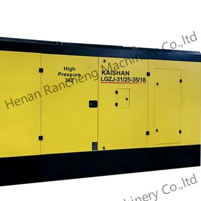 Capacity 1107CFM Pressure 25bar Diesel Engine Screw Compressors Portable Air Compressors