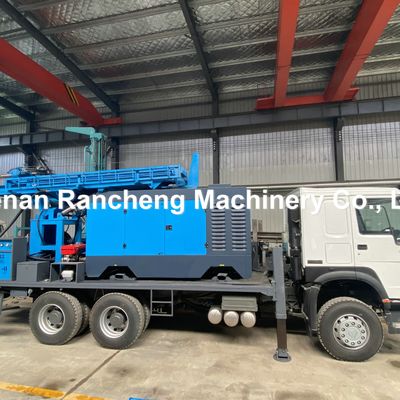 200m Truck Mounted Water Well Drilling Rig with 3400mm Feed Stroke