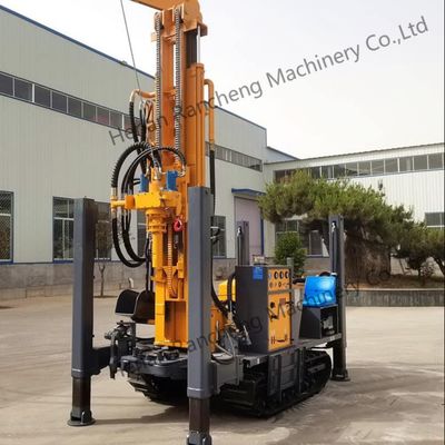 800m Deep Hydraulic Crawler Water Well Drilling Rig with 154KW Cummins Engine