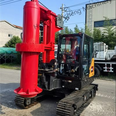 RCQ-10C Mini Hydraulic Rotary Piling Rig with Kubota Diesel Engine 36KW