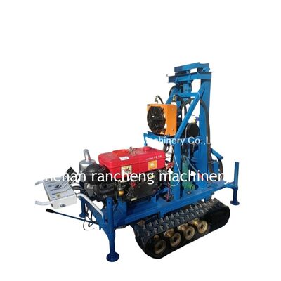 RCS200C Mini Drilling Rig For Drilling 150-Meter Water Wells / 25hp Diesel Engine With Water Pump