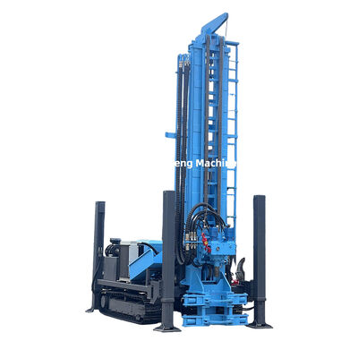 800m Depth Water Well Drilling Equipment 153KW Engine 140mm - 500mm Diameter