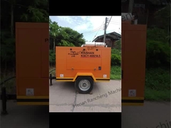 KSCY-400/14.5K  400cfm Diesel Portable Screw Air Compressor With Cummins Engine