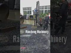 30m Hydraulic Mechanical Transmission  Pile Driver With 30HP Diesel Engine